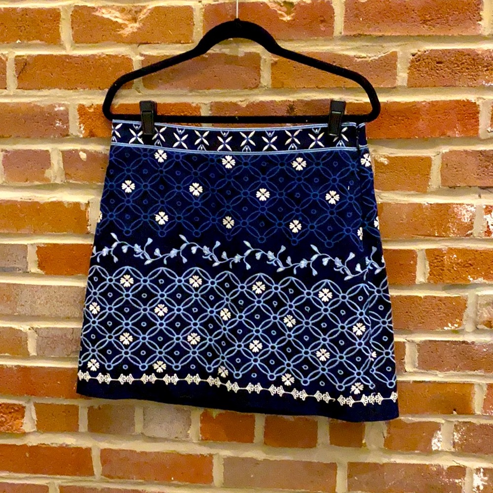 Loft Floral Work Skirt